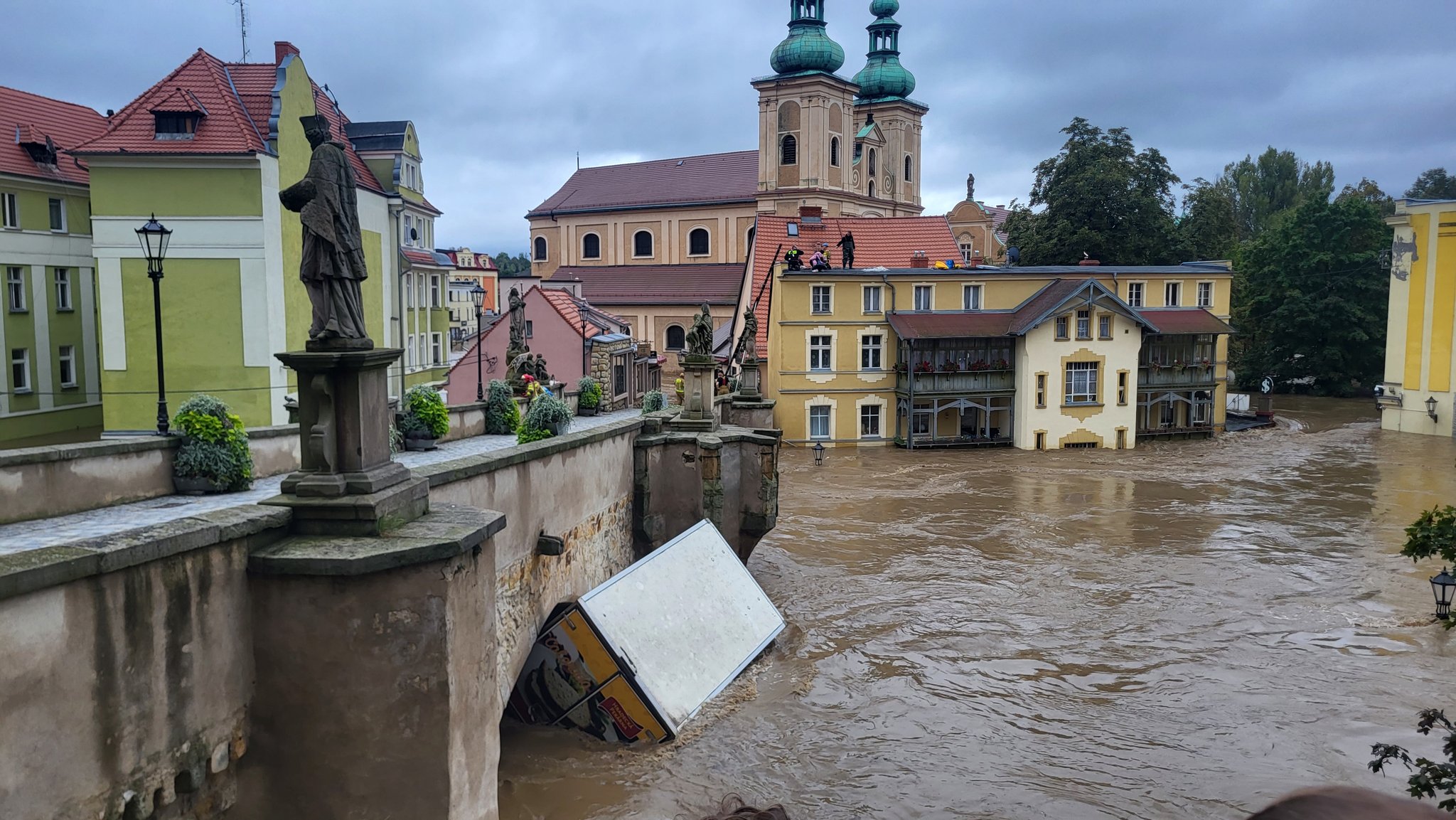 powodzie zalewaja europe