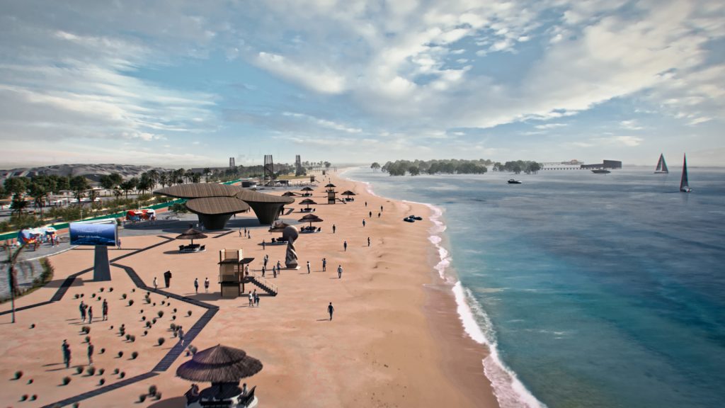 Przedstawiono projekt rozwoju plaży Jebel Ali w Dubaju